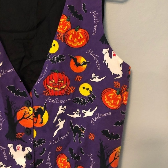 Vintage Basic Editions Halloween Vest size medium - Picture 2 of 6